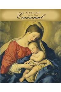 Christmas Nativity/Emmanuel Bulletin 2011, Large (Package of 50)