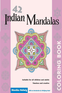 42 Indian Mandalas Coloring Book
