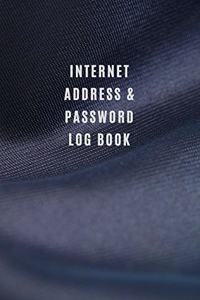 Internet Address & Password Log Book