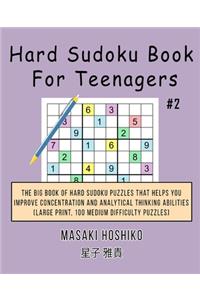 Hard Sudoku Book For Teenagers #2