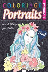 Coloriage Portraits 4 - Nuit