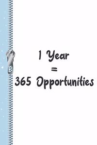 1 Year = 365 Opportunities