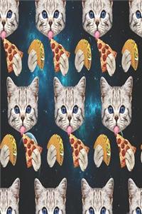 Funny Pizza Cat Notebook: Funny Pizza Cat Notebook, Journal, Diary size 6x9