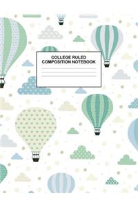 College Ruled Composition Notebook
