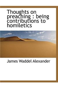 Thoughts on Preaching