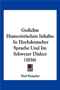 Gedichte Humoristischen Inhalts