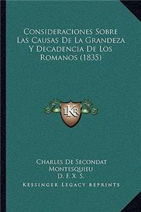 Consideraciones Sobre Las Causas de La Grandeza y Decadencia de Los Romanos (1835)