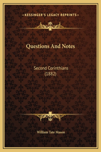 Questions And Notes