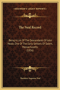 The Neal Record