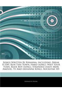 Articles on Songs Written by Rihanna, Including