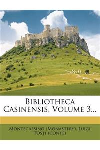 Bibliotheca Casinensis, Volume 3...