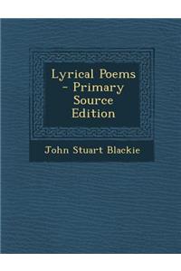 Lyrical Poems