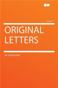 Original Letters Volume 5