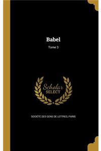 Babel; Tome 3