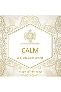 Happy 16th Birthday! CALM A 30 Day Color Retreat