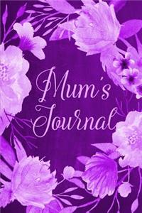 Chalkboard Journal - Mum's Journal (Purple)