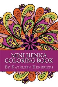 Mini Henna Coloring Book