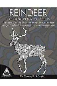 Reindeer Coloring Book for Adults