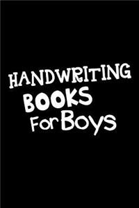 Handwriting Books For Boys