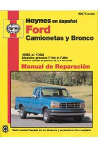 Ford Camionetas Y Bronco 1980 Al 1994