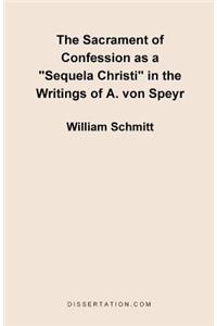 The Sacrament of Confession as a 