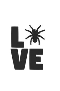 Love tarantulas - white cover