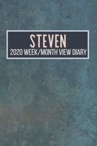 STEVEN 2020 Week/Month View Diary