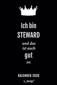 Kalender 2020 für Stewards / Steward / Flugbegleiter / Flugbegleiterin