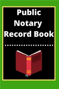 Public Notary Record Book