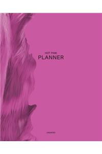 Undated Hot Pink Planner
