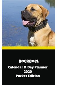 Boerboel Calendar & Day Planner 2020 Pocket Edition