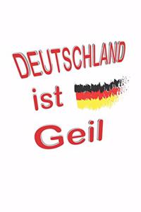 Deutschland ist Geil: Monatsplaner, Termin-Kalender - Geschenk-Idee für Fussball & Deutschland Fans - A5 - 120 Seiten