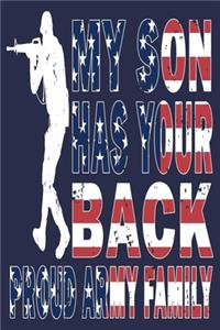 My Son Has Your Back Proud Army Family
