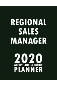 Regional Sales Manager 2020 Weekly and Monthly Planner