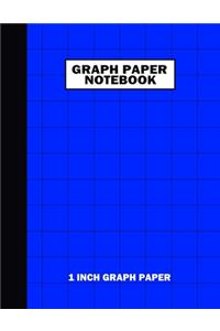 Graph Paper Notebook. 1 Inch Graph Paper