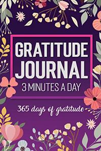 Daily Gratitude Journal 3 Minutes A Day 365 Days Of Gratitude