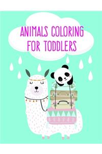 Animals coloring for toddlers
