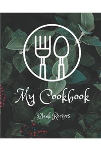 My Cookbook Blank Recipes