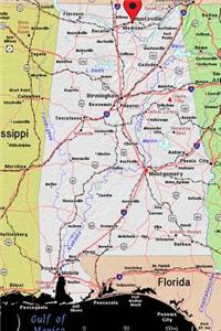 Huntsville, Alabama Pinned on a Map Journal