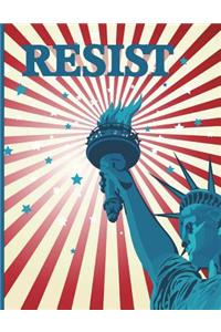 Statue of Liberty Resist for Justice Journal