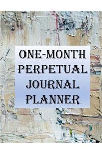 One-Month Perpetual Journal Planner