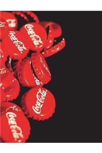 Soft Drink Notebook Large Size 8.5 x 11 Ruled 150 Pages Softcover