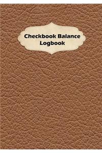 Checkbook Balance Logbook