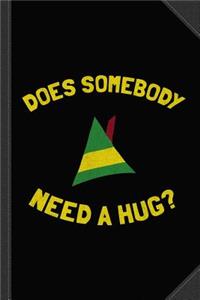 Somebody Need a Hug Vintage Journal Notebook