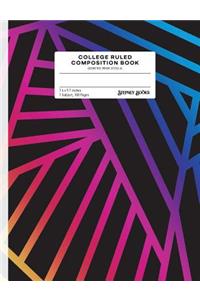 College Ruled Composition Book
