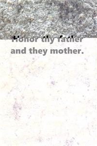 2019 Weekly Planner Religious Theme 4th Commandment Traditional Stone