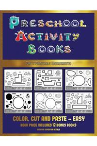 Pre K Printable Worksheets (Preschool Activity Books - Easy)