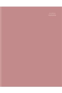 Dot Grid Journal Notebook: Minimalist, 8.5 x 11, Dusty Pink