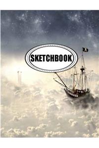 Sketchbook : Way: 120 Pages of 8.5 x 11 Blank Paper for Drawing, Doodling or Sketching (Sketchbooks)