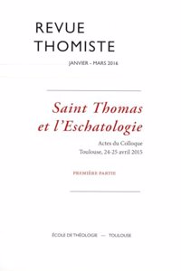 Revue Thomiste - 1/2016